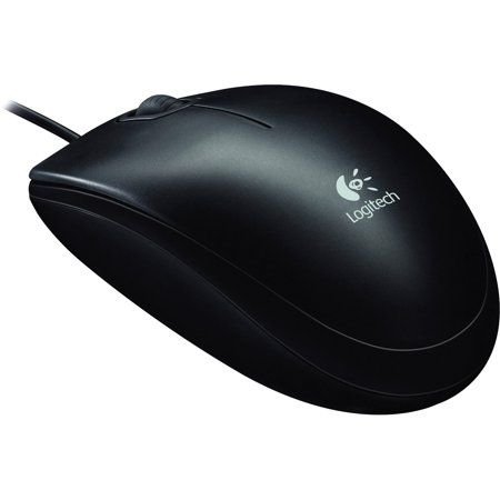 Logitech B100 Optical USB Mouse - Black