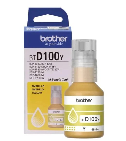 Brother BTD100Y Yellow Ink Bottle