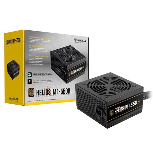 GAMDIAS HELIOS M1-550B 550W 80 PLUS Bronze Power Supply